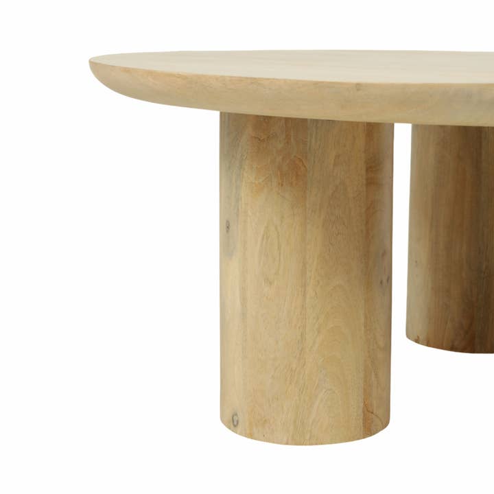 Sagebrook Home - Vente Tables basses - Table basse en bois de manguier naturel Boho spécial de 36 po.