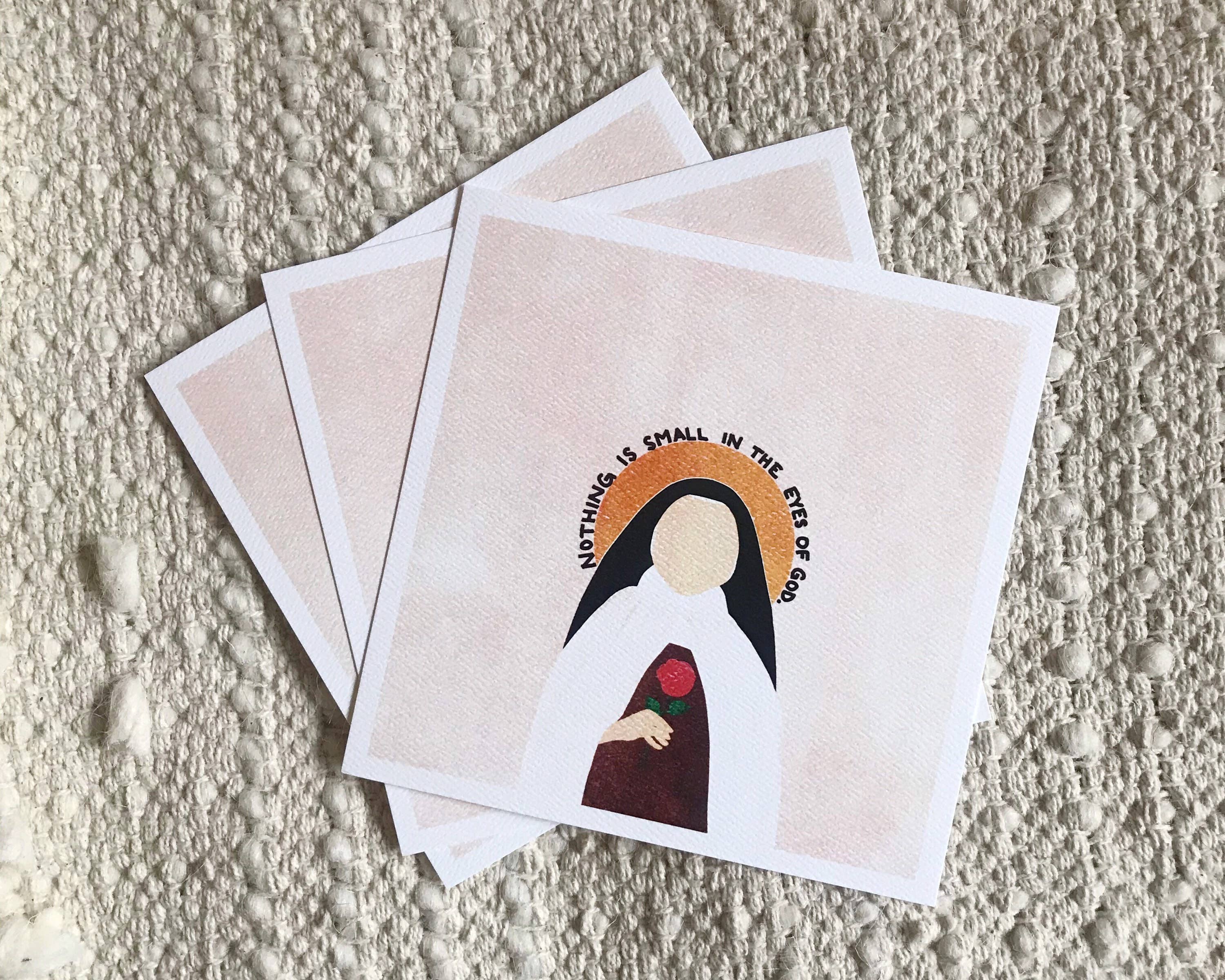 Small Things Print Co. - Wholesale Art Print - St. Therese of Lisieux Print, 6x6 in, St. Therese of Lisieux5