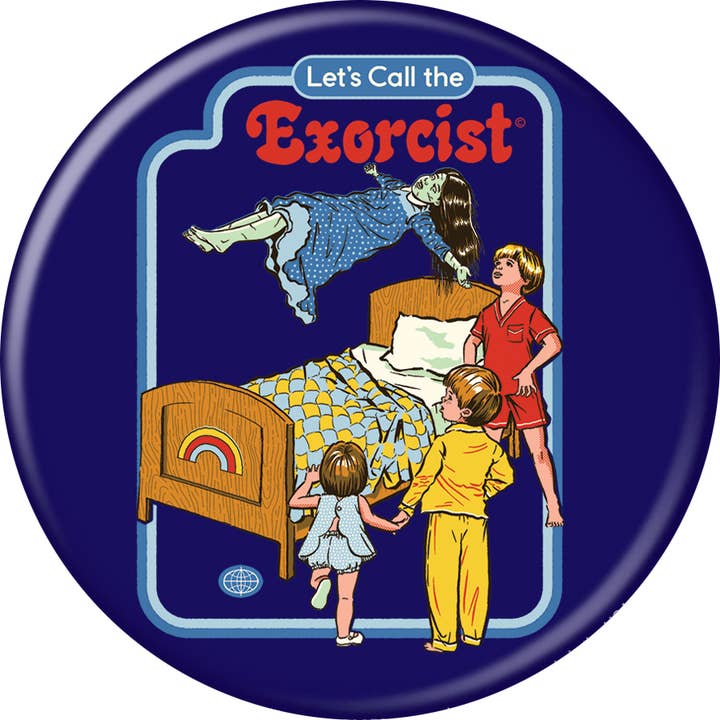 Steven Rhodes Call the Exorcist 3 Inch Button for wholesale by Ata-Boy