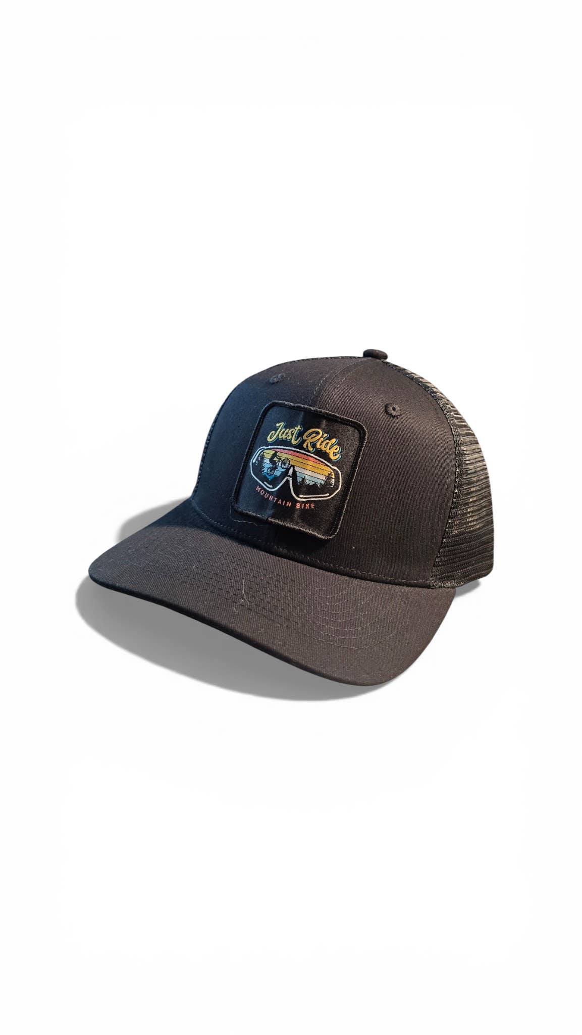 PNW Apparel - Vente Casquette de camionneur – unisexe - Casquette Trucker Just Ride Retro Mountain Bike14