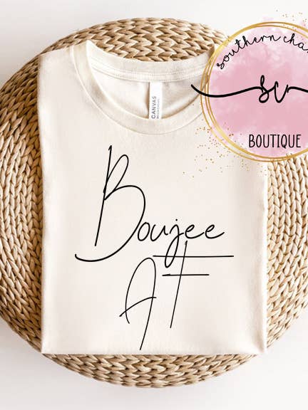 Boujee AF Hellbraunes T-Shirt für den Großhandel von Southern Charm Boutique