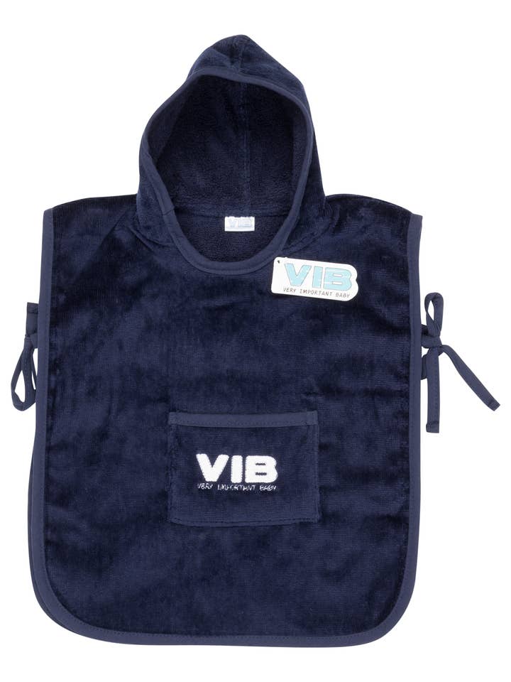 Poncho VIB Navy for wholesale by Very Important Baby®