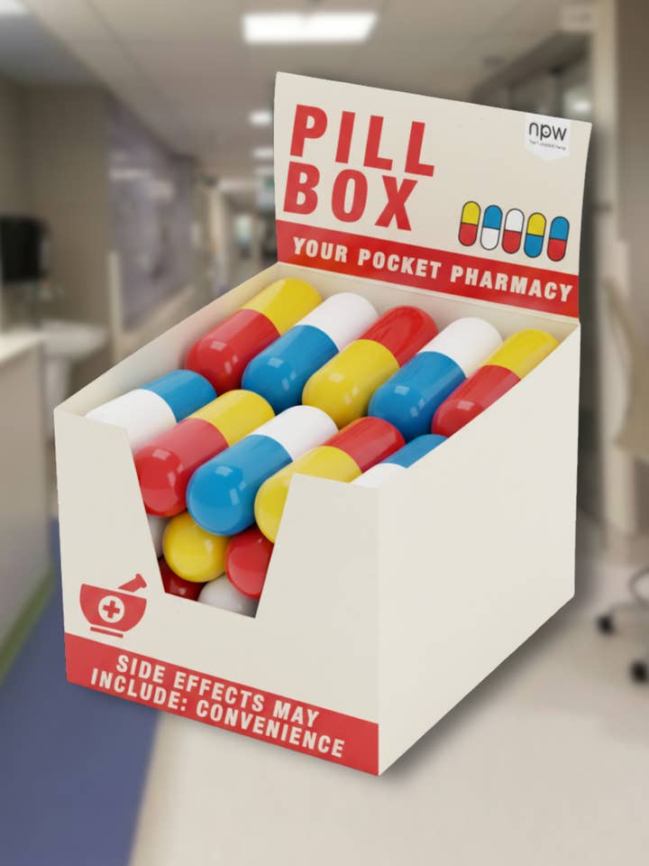 Lille pilleæske - 40 stk. for engroshandel hos NPW