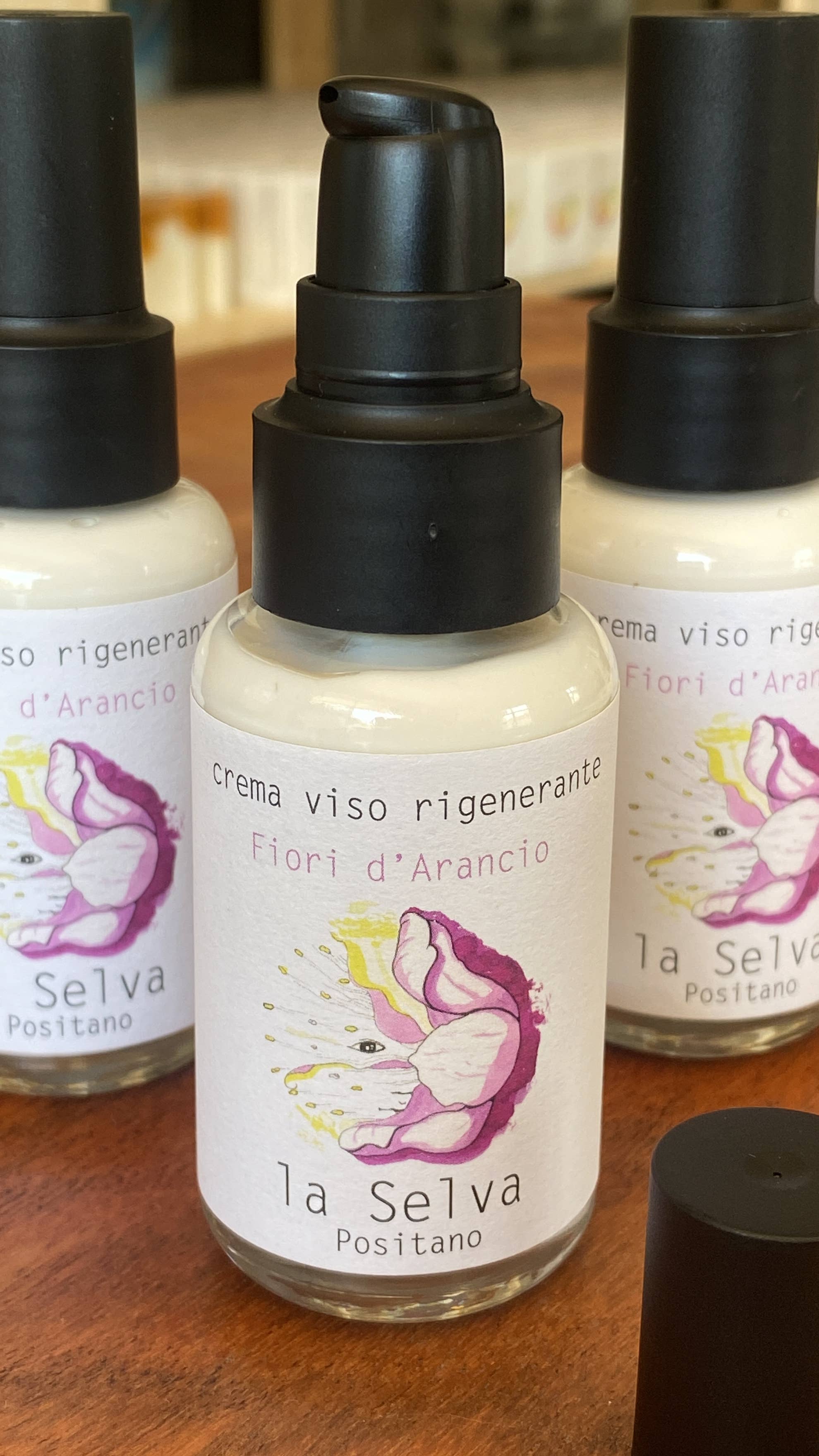 La Selva Positano Cosmetici Naturali - Wholesale Facial Moisturizer - REGENERATING ORANGE BLOSSOM FACE CREAM1