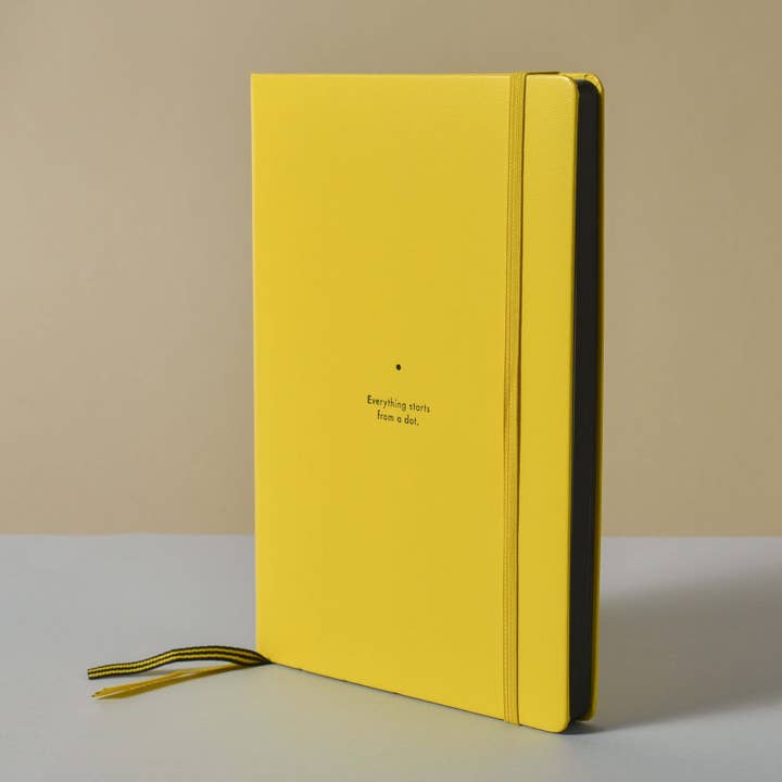 Notizbuch "Alles beginnt mit einem Punkt" für den Großhandel von MyPlanToBe