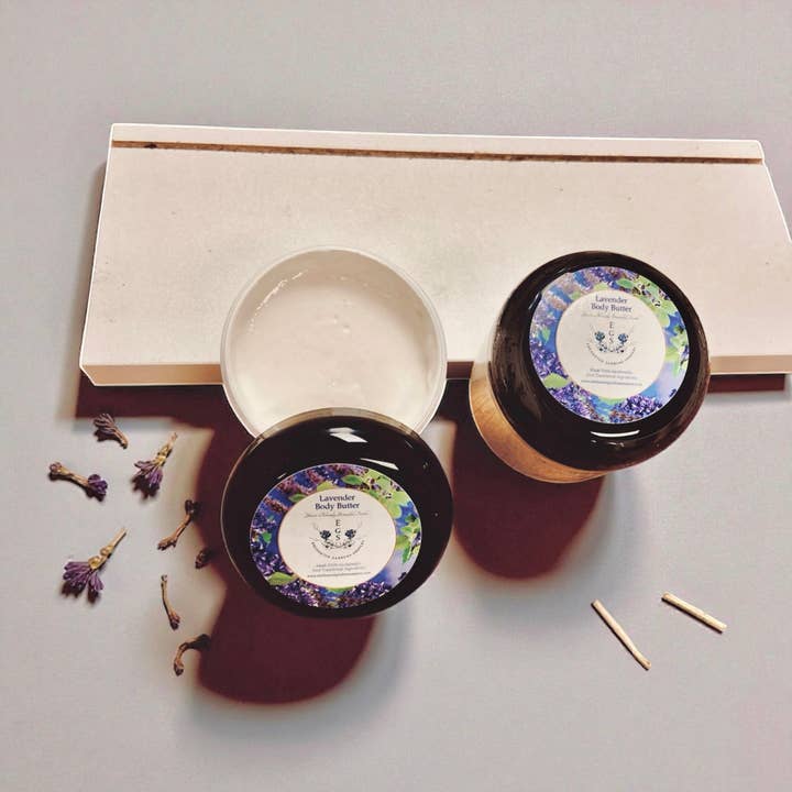 Lavender Body Butter for wholesale by Enchanted Gardens Soapery