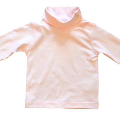 Solid Peach Turtleneck for wholesale by Pineapple Sunshine