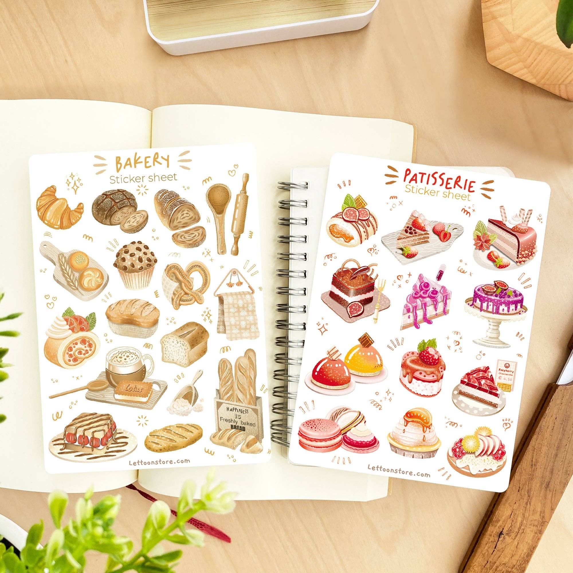Lettoon - Wholesale Sticker - Sticker Sheet - Bakery8