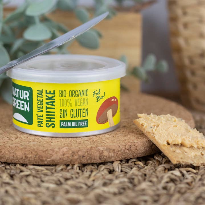 Laboratorios Almond S.L - Venta al por mayor Comida preparada de larga conservación - NaturGreen Paté Shiitake Bio 125 g
