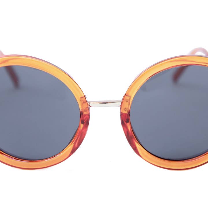 Lunettes Happy Hour | Carrés | Orange | Noir pour la vente par Happy Hour Shades