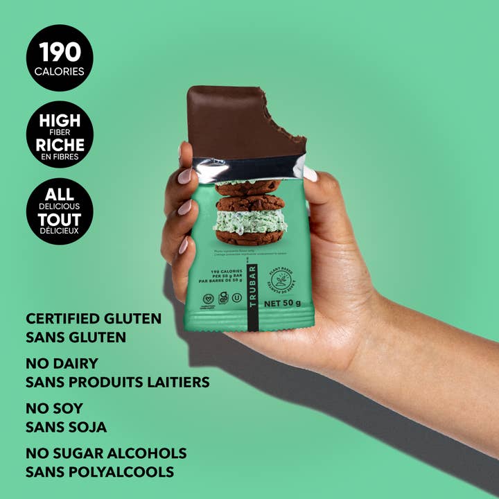 TRUBAR - Wholesale Snack Bar - TRUBAR It's Mint to Be Chip 12 Count4