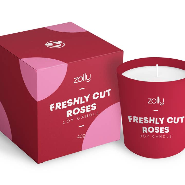 Freshly Cut Roses Mini Candle 40g for wholesale by Royal Essence (AUS)