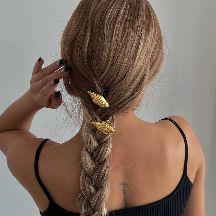 Little Trendy - Wholesale Hair Clip - Women's - Marine life alloy hair clip beachside Sea Star hair clip13