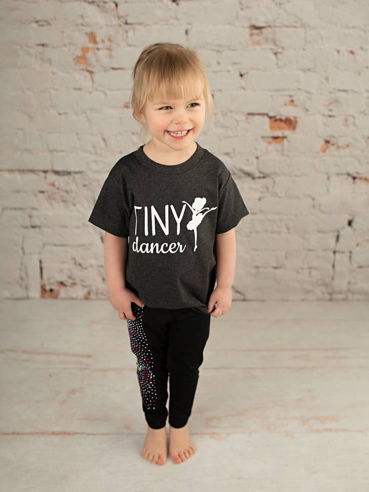 Tiny Dancer Glitter Tee for wholesale by Reagan Rae