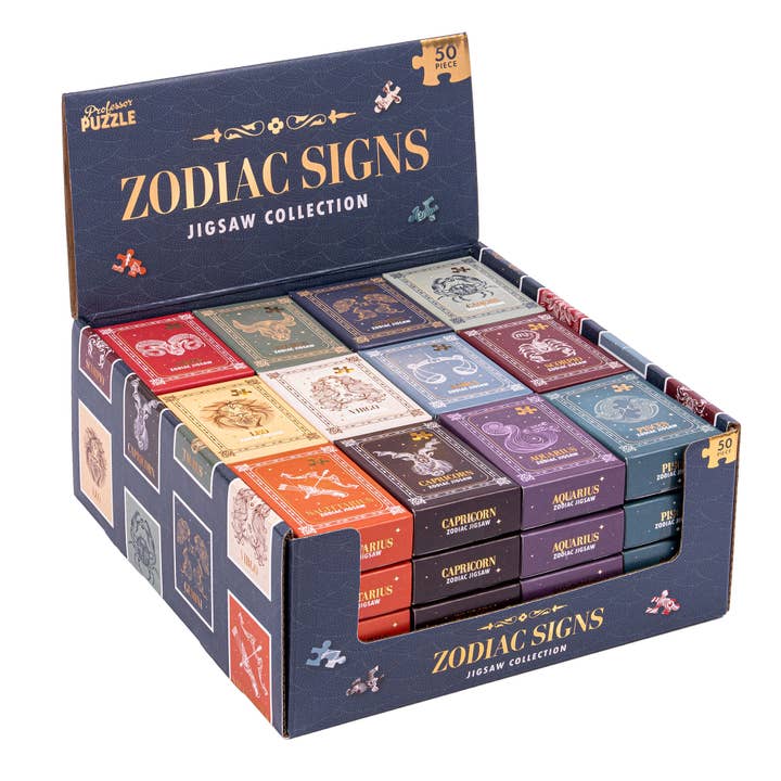 Zodiac Signs 50pc Jigsaws in Mixed CDU (D.48) and other Purchase Wholesale virgo. Free Returns & Net 60 Terms on Faire trending on Faire.
