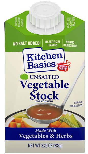 Hudson Meat Company - Wholesale Broth - VEGETABLE STOCK NO SALT    -    KITCHEN BASICS0