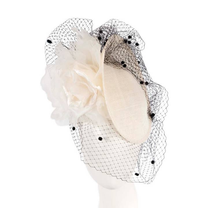 Max Alexander by Cupids Millinery Melbourne - Wholesale Fascinator Hat - Women's - Racing fascinator with flowers and face veil
