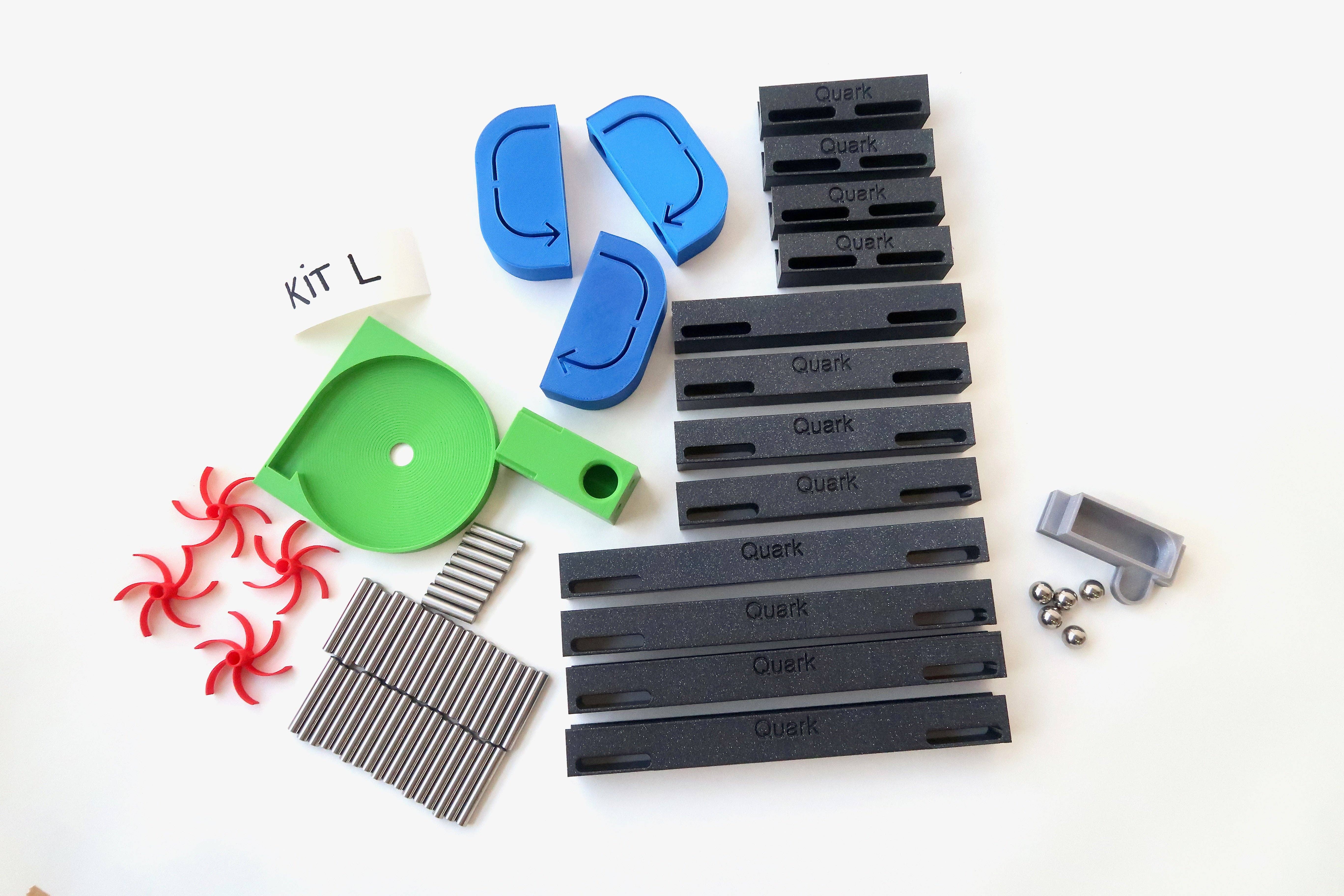 Galaxy Black Quark Marble Run - the creative Marble Run for wholesale on Faire5