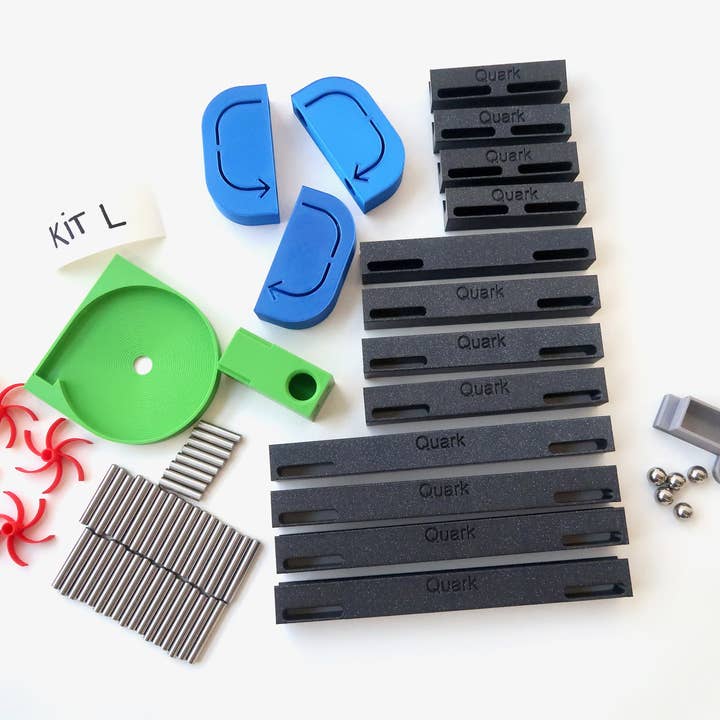 Galaxy Black Quark Marble Run - the creative Marble Run for wholesale on Faire5