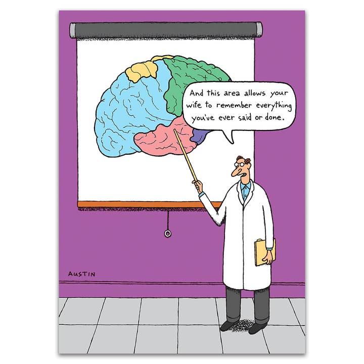 Brain Sections for wholesale by SNAFU Designs - Greeting Cards