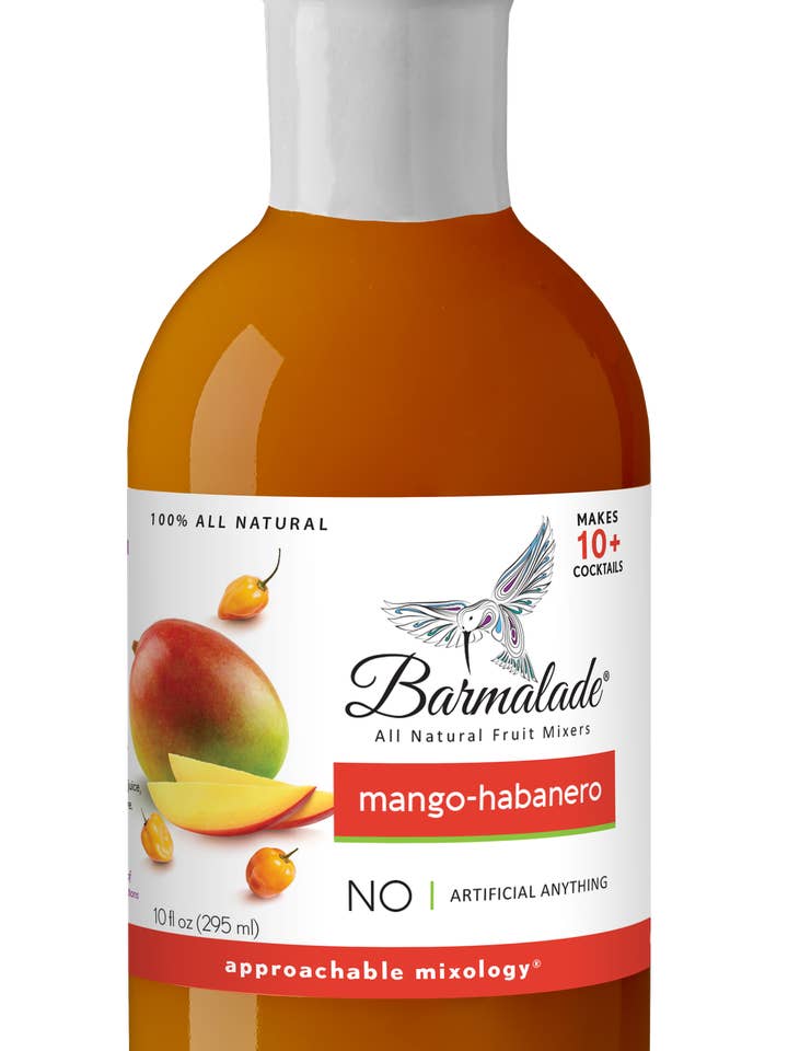 Mango-Habanero Barmalade- All Natural Fruit Mixer - 10oz for wholesale by Barmalade