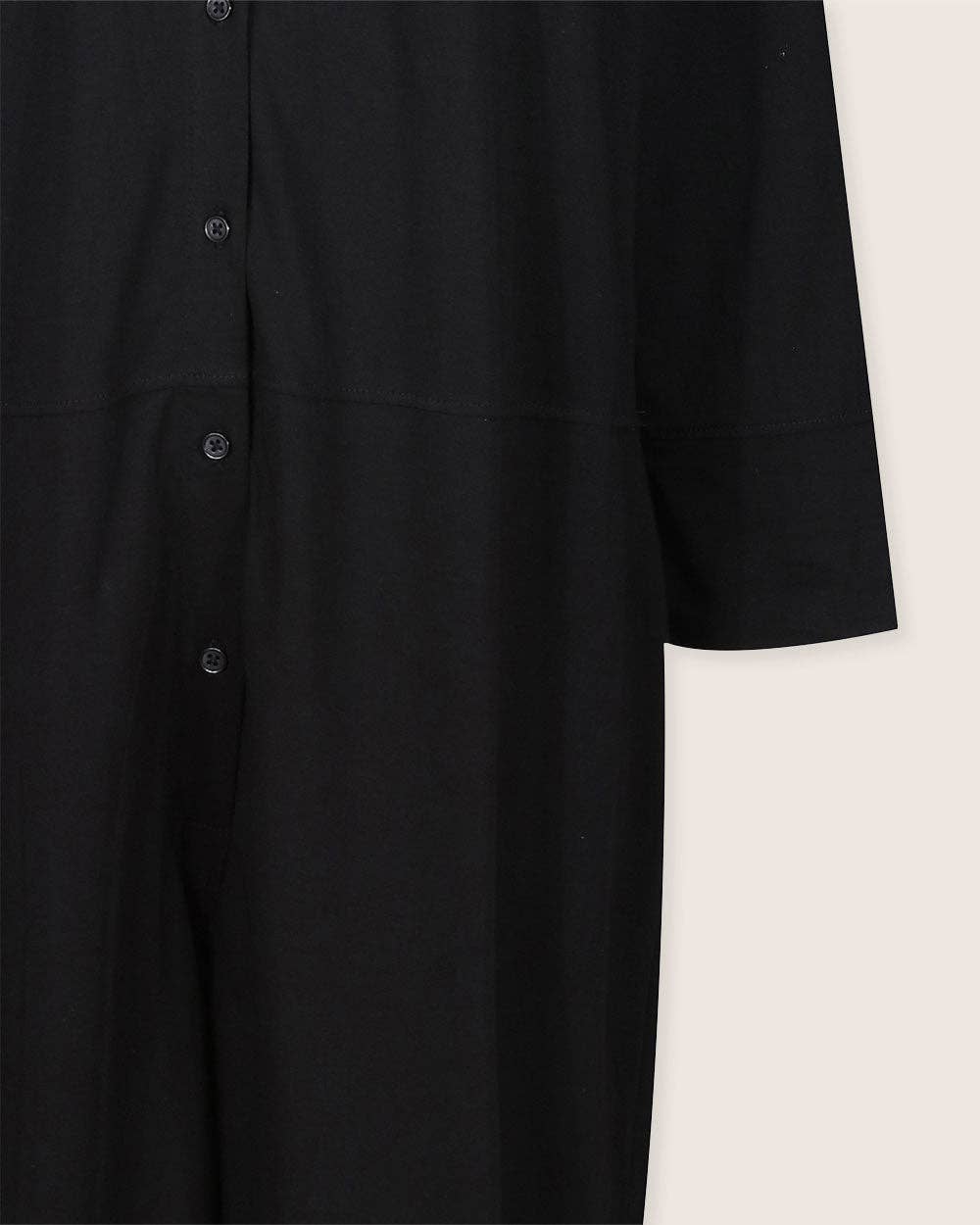 Shana Black Collared Jumpsuit for wholesale on Faire7