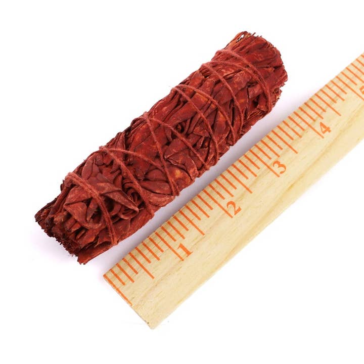 Designs by Deekay Inc. - Wholesale Smudge Stick - Dragons Blood Sage Smudge Stick (4 in.)