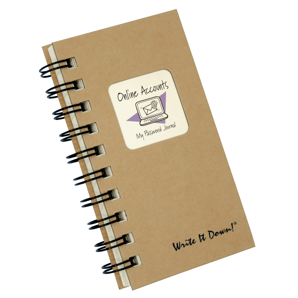 Journals Unlimited - Wholesale Journal/Diary - Mini - Password Journal (Kraft)1