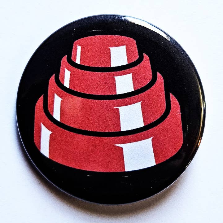 Flip The Record - Wholesale Lapel Pin/Button - Classic Punk Rock Buttons Magnets & Bottle Openers. Set 053