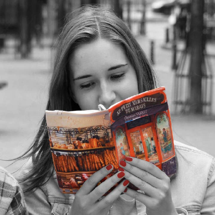 Maron Bouillie – Capa de livro por atacado – Capa de livro Paris Boulangerie Petit Versailles0