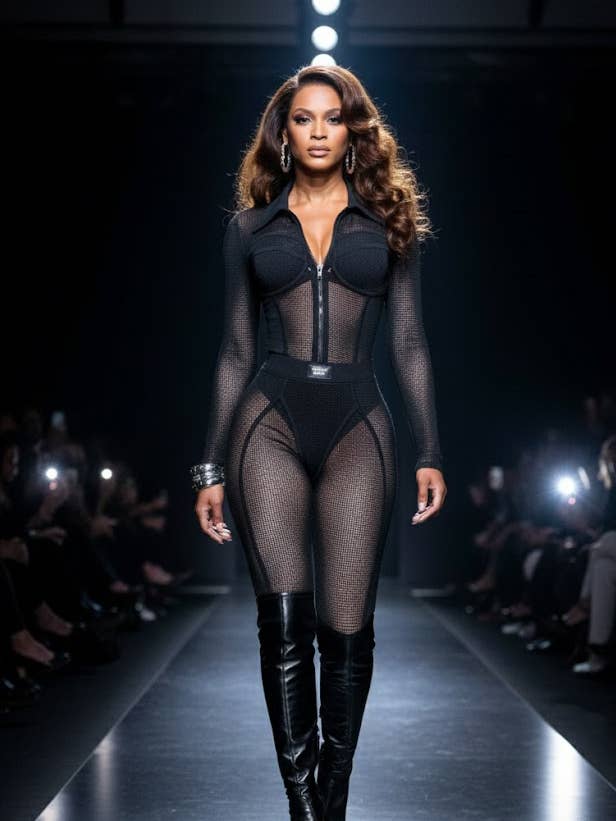 POPCORN MESH KRAVET ELASTISK TALJE BUKSEDRAGT for engroshandel hos Dalia Studio