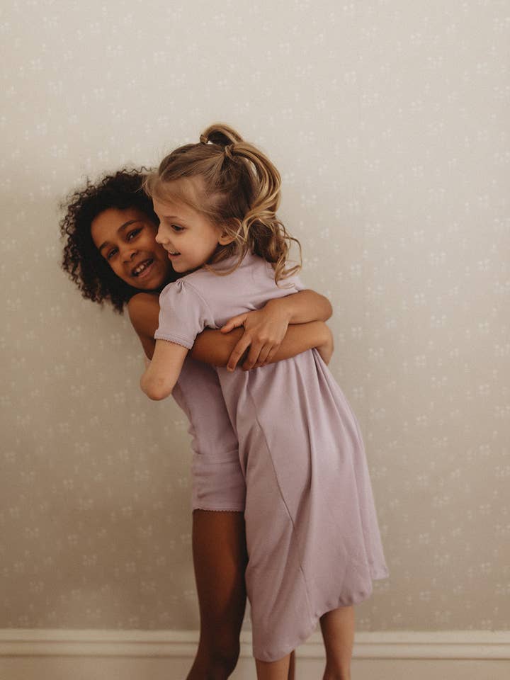 Milk and Honey Clothier – wholesale Nightdress – Kids – nightgown, lilac3