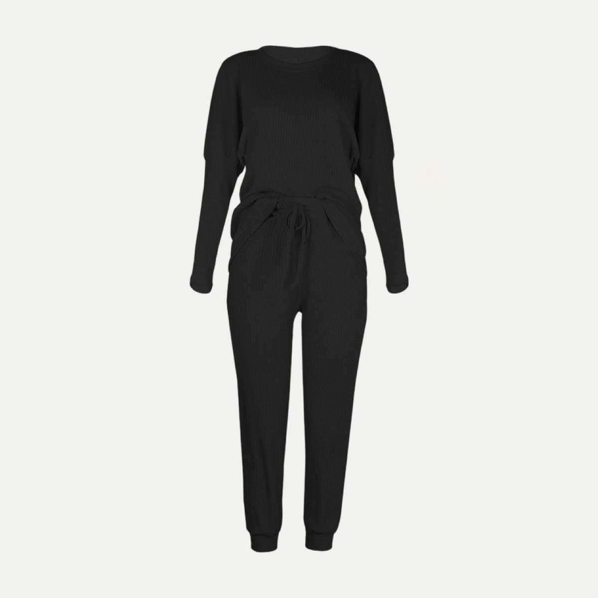 The Moment Collection - Wholesale Lounge Set - Women's - Chic And Cozy Ribbed Two-Piece Loungewear Set4