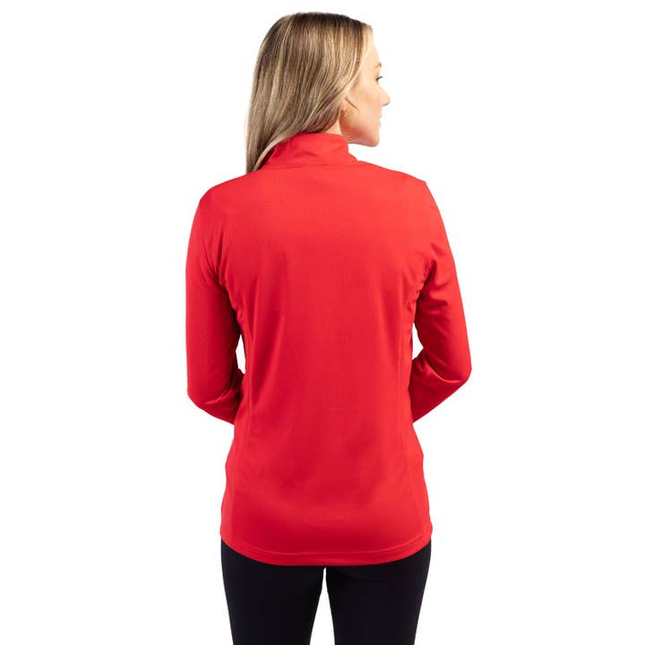 Cutter & Buck - Wholesale Athletic Top - Women's - Clique Ice Pique Womens Half- Zip Tech Pullover
