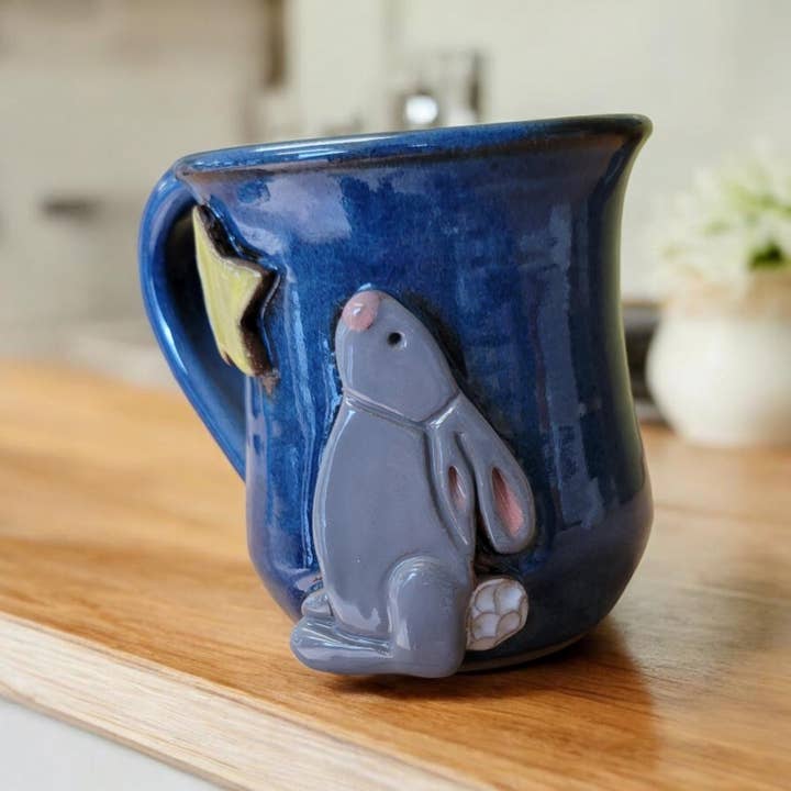 MudWorks Pottery - Wholesale Coffee Mug - Bunny Star Mug2
