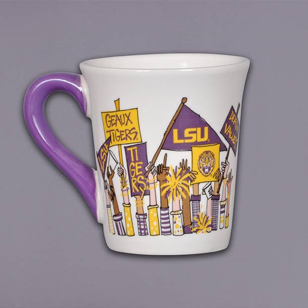 LSU Cheer Mug for wholesale by MAGNOLIA LANE