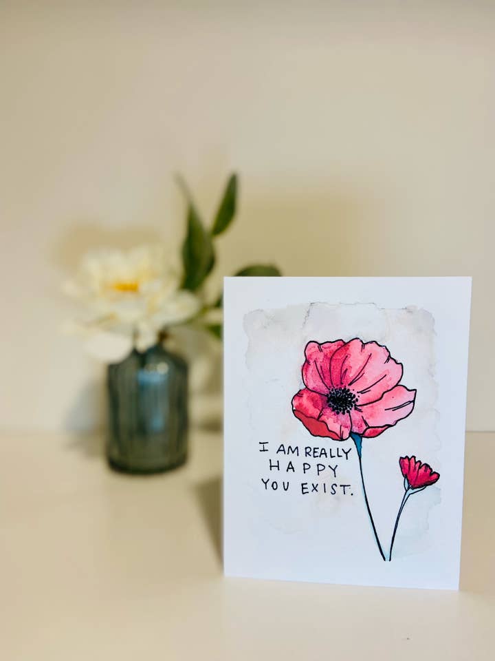 Well Wishes Series - Happy You Exist for wholesale by Ink + Splash