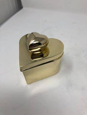 Brass - Heart Box With Miniheart Large for wholesale by Micci´s House /MK-Trading