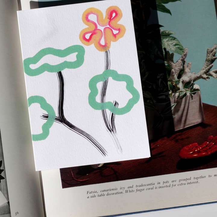 Lucky Luijk - Wholesale Everyday greeting card - Nasturtium Card2