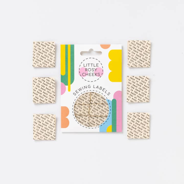 Little Rosy Cheeks - Wholesale Craft supplies - THIS IS THE BACK - Sewing Labels Tags2