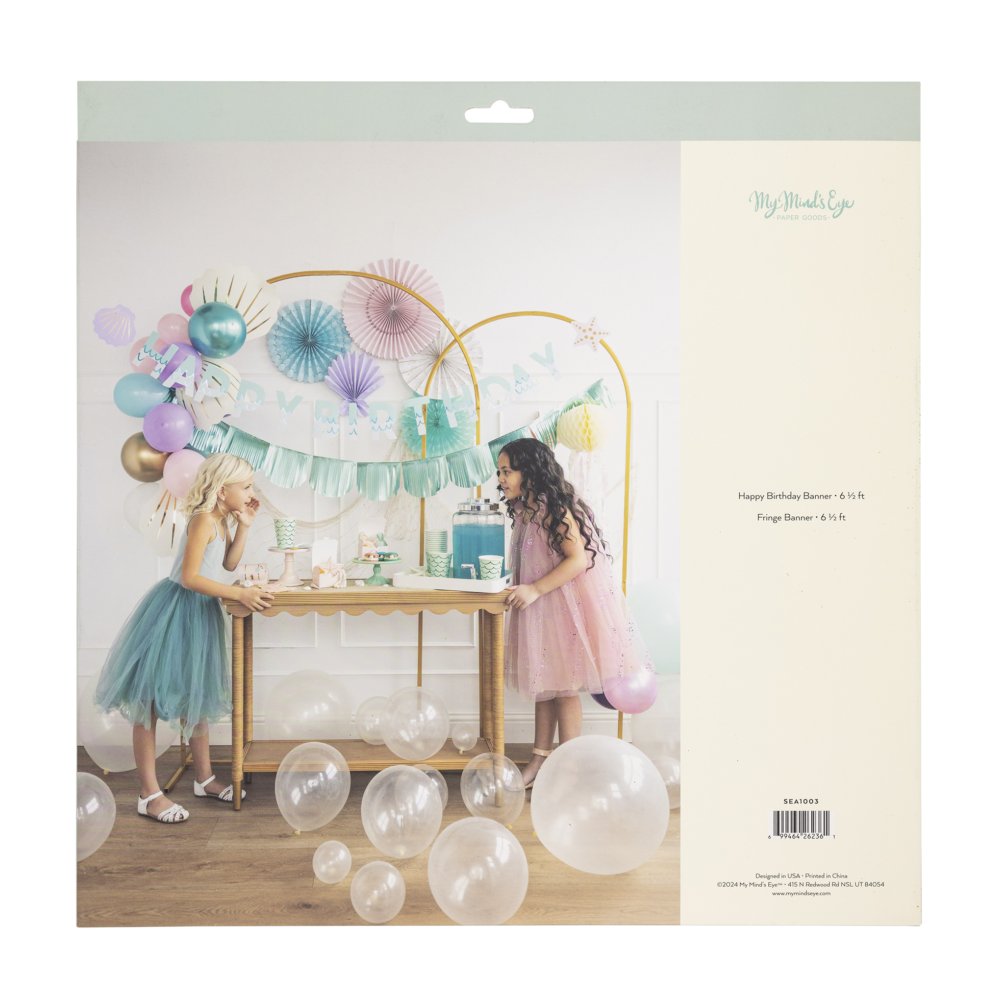 My Mind’s Eye - Wholesale Party Sign/Banner - SEA1003 - Happy Birthday Banner Set17