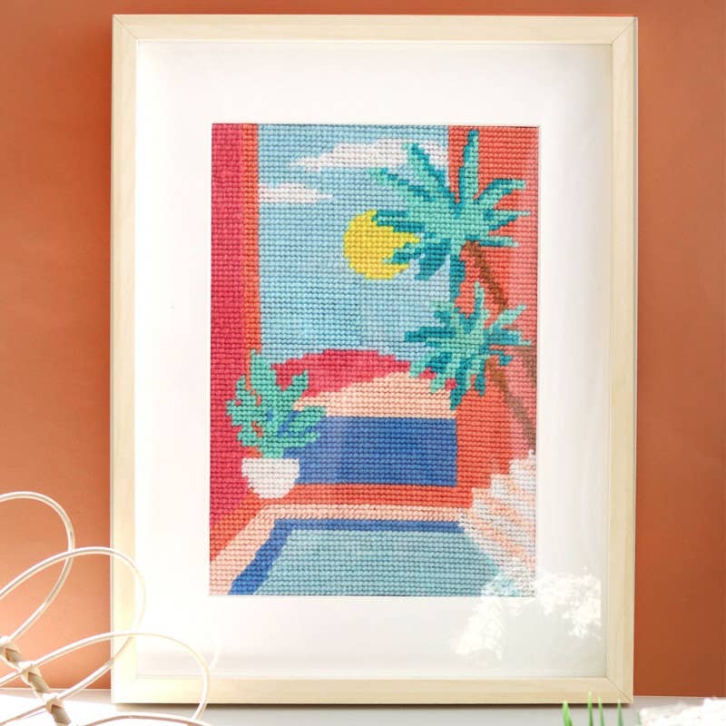 La Petite Épicerie - Wholesale Embroidery/Cross Stitch Supplies - MKMI kit - My Half-Cross Stitch Canvas3