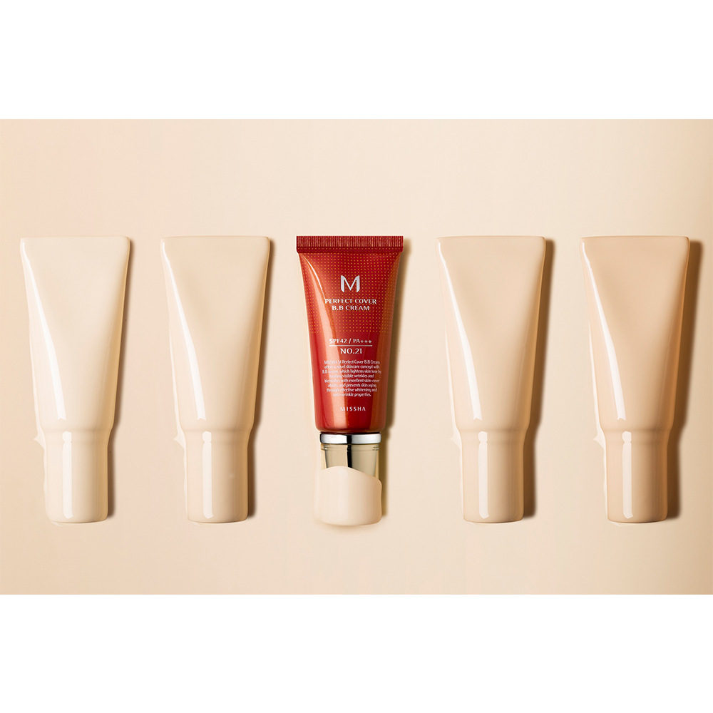 SKEEN - Wholesale BB/CC Cream - MISSHA Perfect Cover BB Cream 50ml #21 Light Beige2