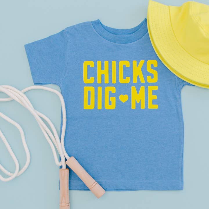 Chicks Dig Me Toddler and Youth Easter Shirt for wholesale by Benny & Ray Apparel