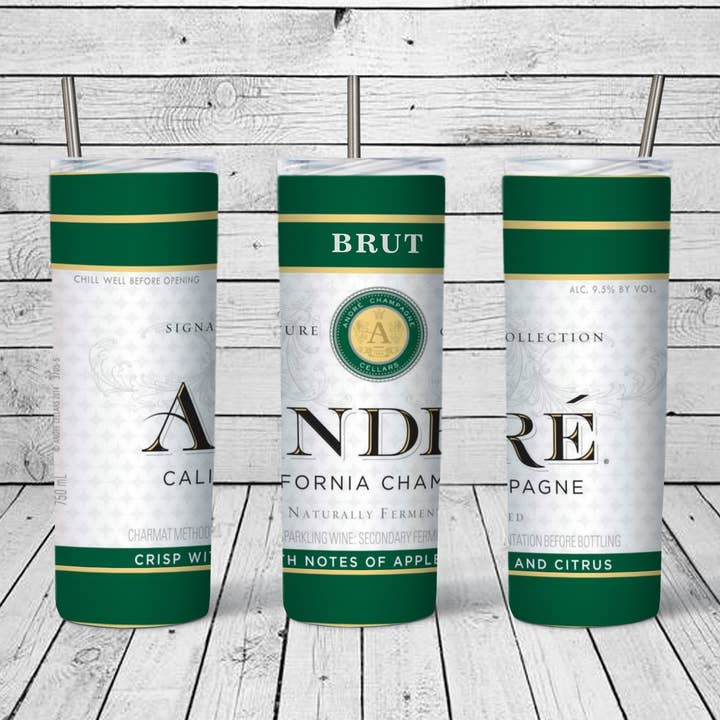 Transfert de gobelet droit Andre Brut 20 oz pour la vente par Rustic Pineapple