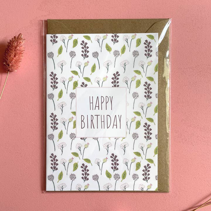 Vouwkaart "Happy Birthday" voor wholesale door LISELillustration