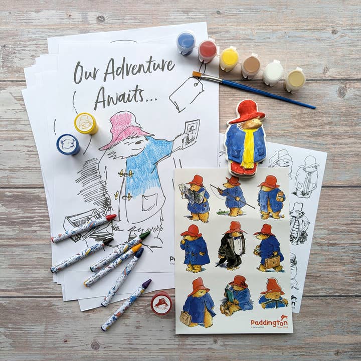 Robert Frederick Ltd - Wholesale Art Set - Kids & Baby - Paddington Children's Art Activity Set - Includes Paints, Crayons and Stickers2