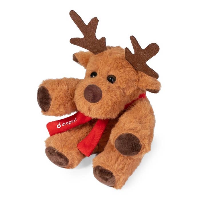 STAR WAY, S.L. - Wholesale Christmas Decoration - plush Christmas reindeer with scarf