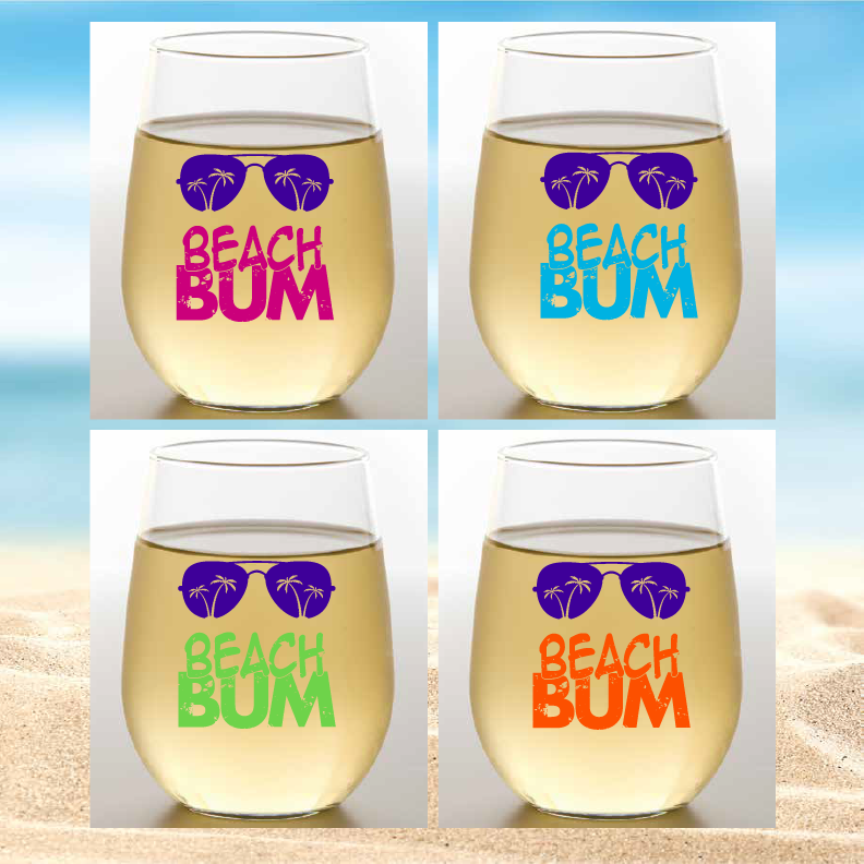 Wine-Oh! - Wholesale Wine Glass - CLOSEOUT ASSORTED Unbreakable Stemless Plastic Wine Glasses11