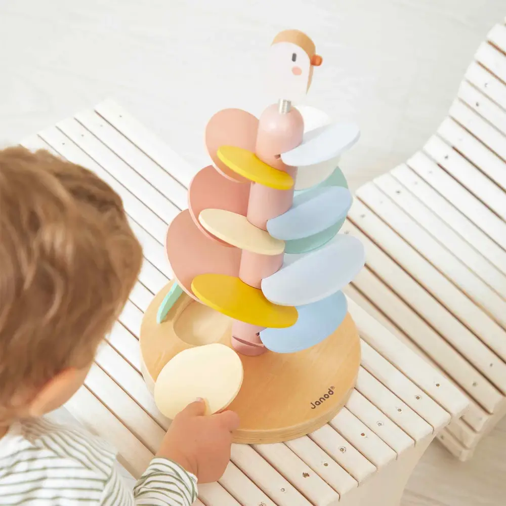 Juratoys – wholesale Wood toy – Child – Swc - Bird Ball Run5